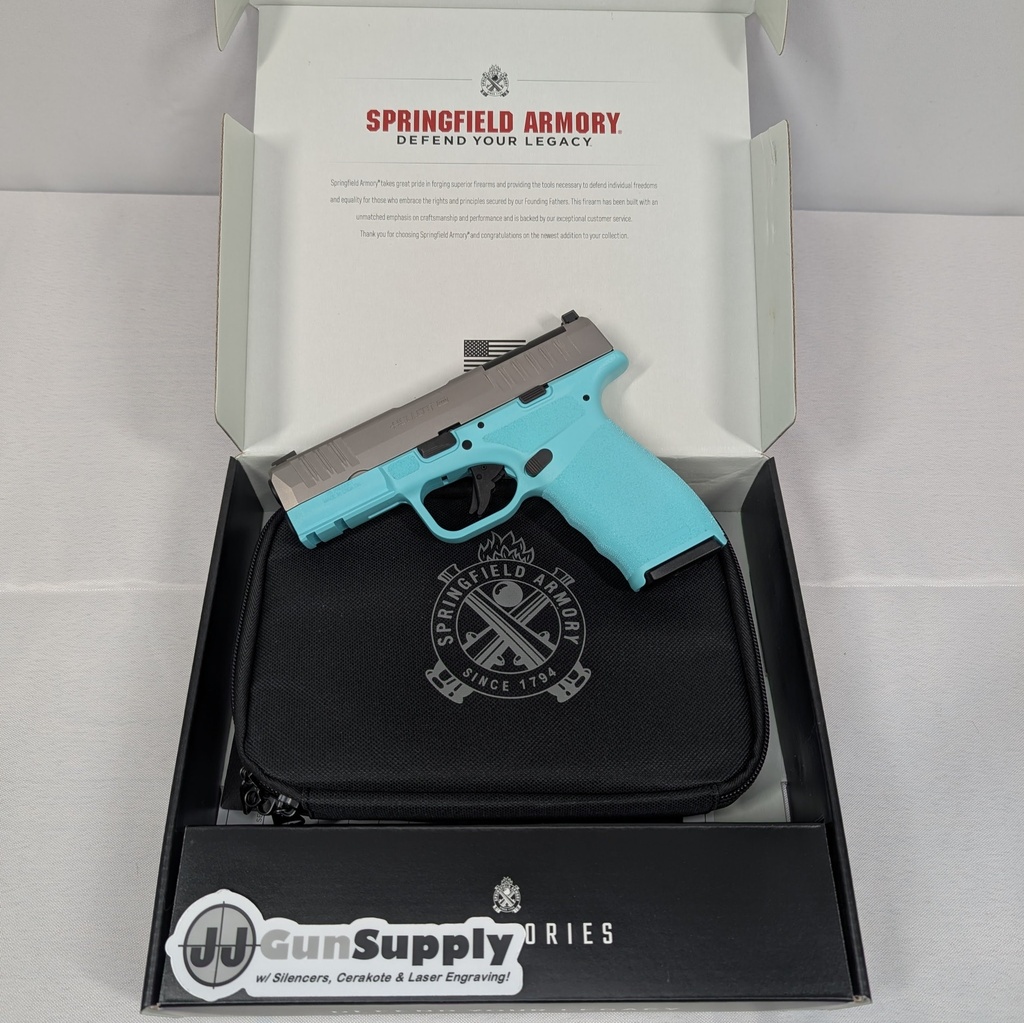 Springfield Armory Hellcat Pro OSP Robin's Egg Blue 15/17 Round 9mm - Gear Up