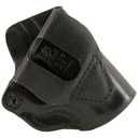 Mini Scabbard Belt Holster, LH for S&W M&P Shield 9/40 - Black