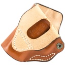 Mini Scabbard Belt Holster, RH for Glock 26, 27, 33- Tan