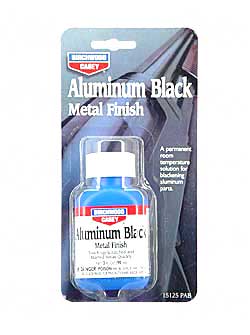 Birchwood Casey Aluminum Black Metal Finish Liquid, 3 oz