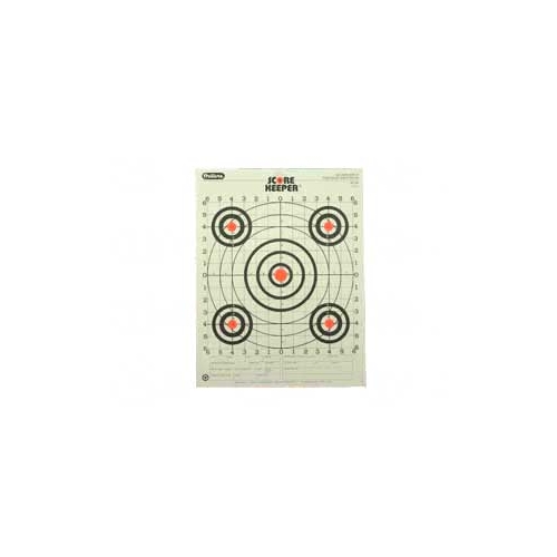 Champion Score Keeper 100 Yard Rifle Sight In Target - 12PK
