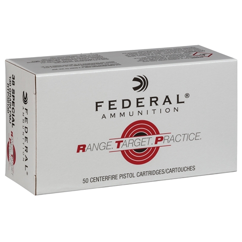 Range Target Practice .38 Special, 130gr FMJ