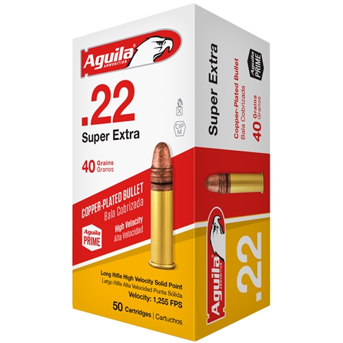 Aguila Super Extra .22LR 40gr HV, 500 Rounds