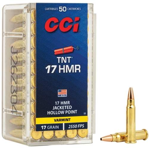CCI Varmint .17 HMR 17gr TNT JHP