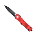 Microtech Combat Troodon D/E Black Standard - Red Handle