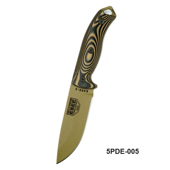 ESEE Knives Model 5 Fixed Blade - Dark Earth