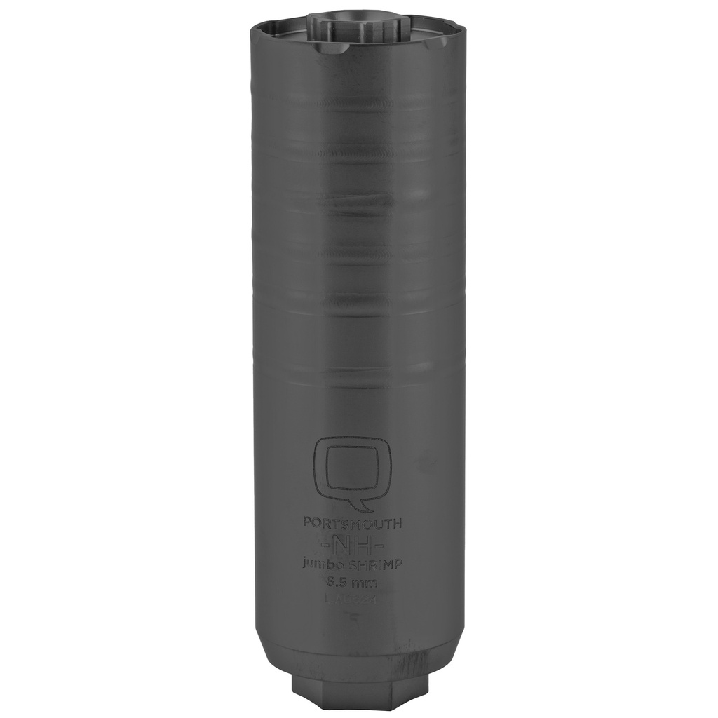 Q Jumbo Shrimp Quickie 6.5 Caliber Rifle Silencer