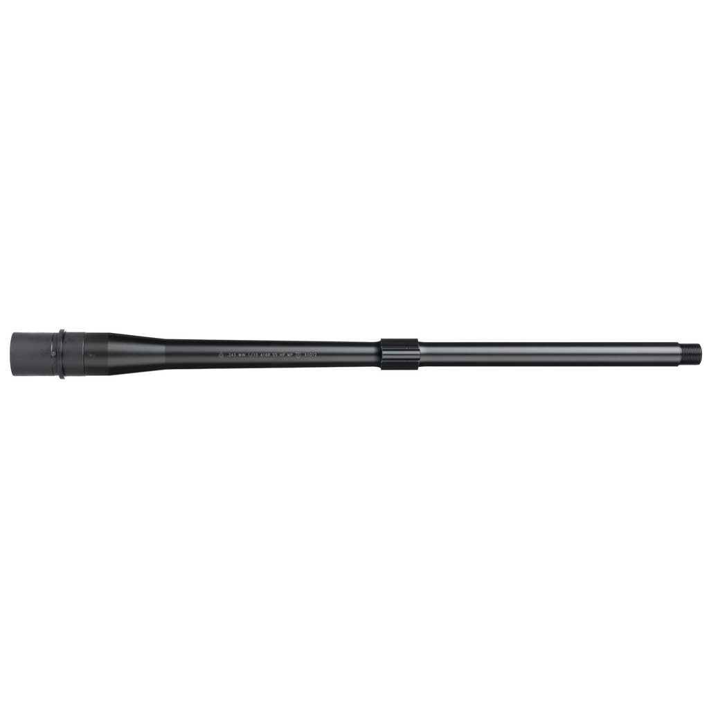 Ballistic Advantage 18" Premium Series Black Mid Length .243 AR10 Barrel, 1:10