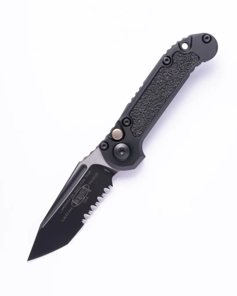 Microtech L.U.D.T. T/E Gen III Tactical Partial Serrated - Black