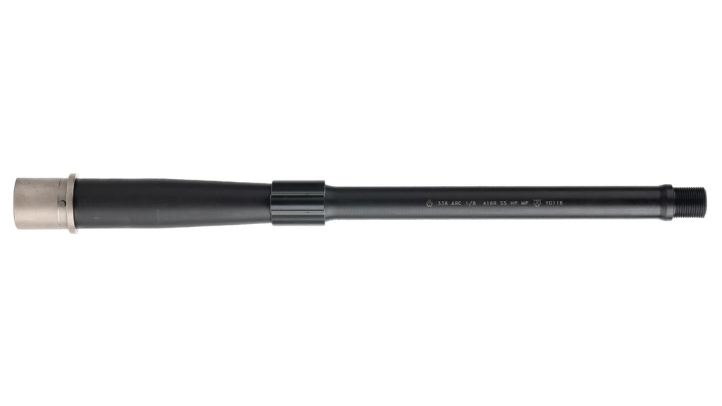 Ballistic Advantage 12.5" .338 ARC Hanson Pistol Length AR15 Barrel w/ Gas Block, 1:8 Premium Black Series