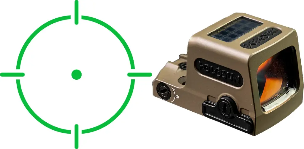 Holosun EPS Carry Coyote w/Green Multi-Reticle Pistol Sight