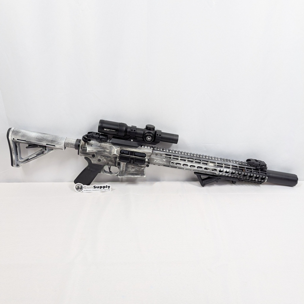 **USED** Aero Precision M5 AR10 .308 SBR w/ Gemtech Abyss