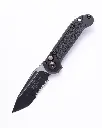 Microtech L.U.D.T. T/E Gen III Tactical Partial Serrated - Black