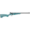 Savage Rascal Minimalist .22LR w/Threaded Barrel - Grey/Teal Laminate Stock